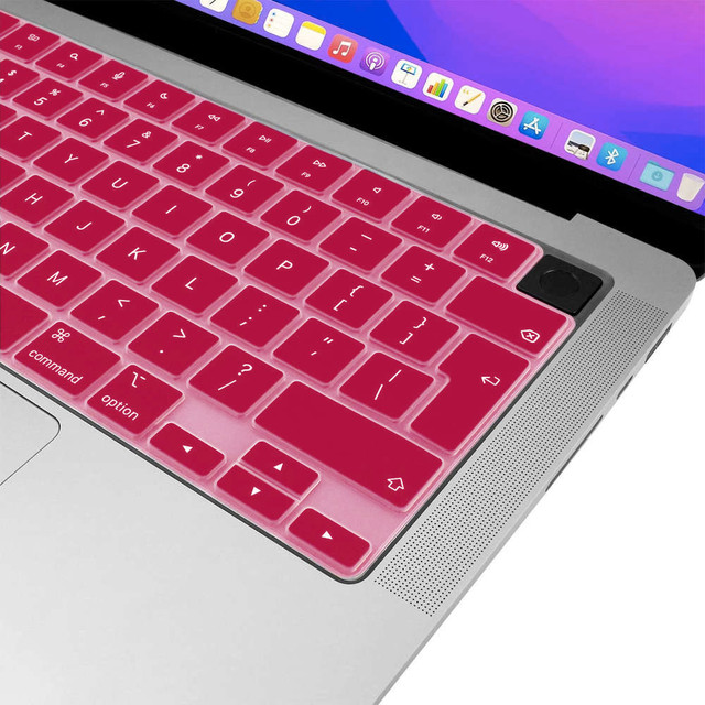 Alogy Silicone Keyboard Cover for Apple Macbook Pro 14/16 M1 2021 Pink