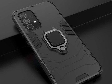 Etui Alogy Stand Ring Armor für Samsung Galaxy A72/ A72 5G schwarz