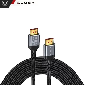 Alogy 8K 60Hz 48GBps 3m HDMI 2.1 Cable Black