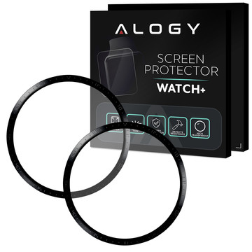 2x Alogy 3D flexibilní sklo pro Huawei Watch GT 3 46mm Black
