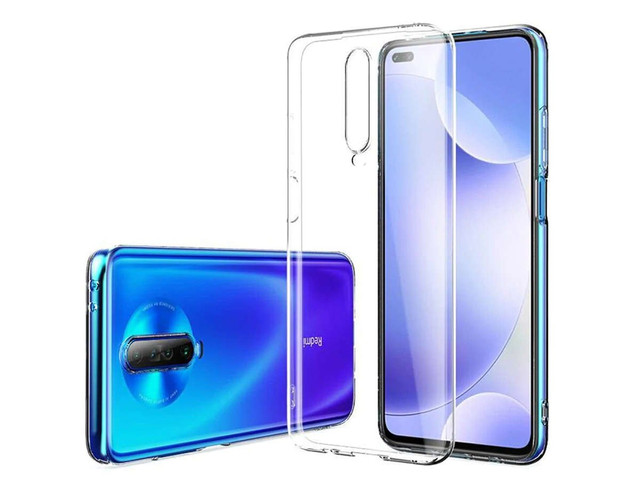 Etui obudowa case do Xiaomi Redmi K30/ Poco X2 silikonowe przezroczyste + Szkło Alogy