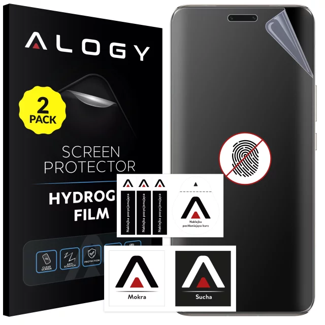 2x Folia "MATOWA" do Honor Magic7 Pro Hydrożelowa Alogy HydroSkin Matte Pro™ na ekran do etui "BEZ ODCISKU PALCÓW"