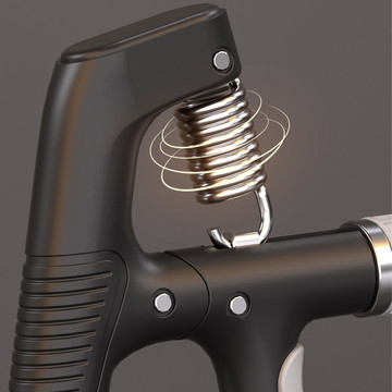 Grip pro cvičení rukou, nastavitelný 10-100 kg, trénink, sport, rehabilitace, s pultovým displejem, Černá