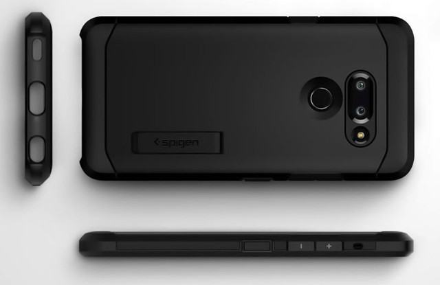 Etui Spigen Tough Armor für LG G8 ThinQ Black