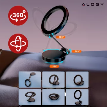 HUB splitter Alogy Adaptér pro počítačový notebook s USB-C na 3x USB-A 2.0 1x USB-A 3.0 šedý
