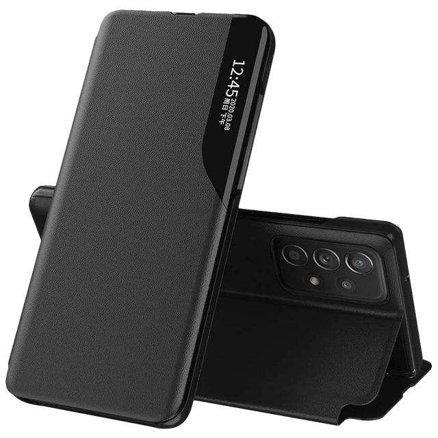 Alogy Leather Smart View Cover Wallet Case for Samsung Galaxy A52 5G/ A52s Black