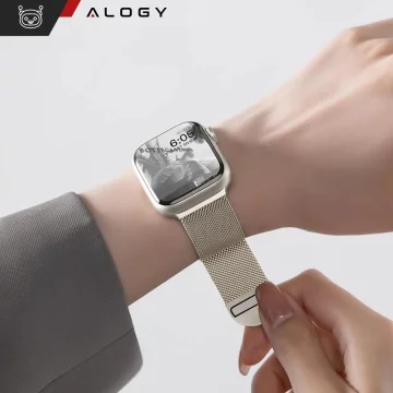 Alogy Steel Strap Apple Watch Bracelet 38/40/41mm Stainless Steel Moonlight
