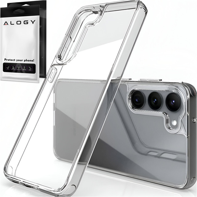 Pouzdro pro Samsung Galaxy S24 Plus Back Cover Hybrid Clear Case Alogy Transparent Glass