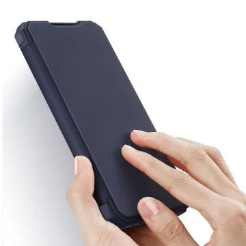 DUX DUCIS Skin X Holster Cover mit Flip Cover für Samsung Galaxy A72 4G blau