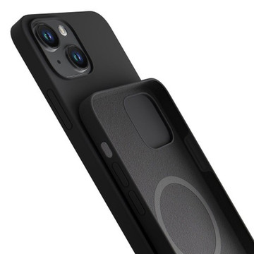 Etui für Apple iPhone 14 Plus - 3mk Hardy Silicone MagCase Graphite