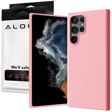 Schutzhülle für Alogy Thin Soft Case für Samsung Galaxy S22 Ultra Pink