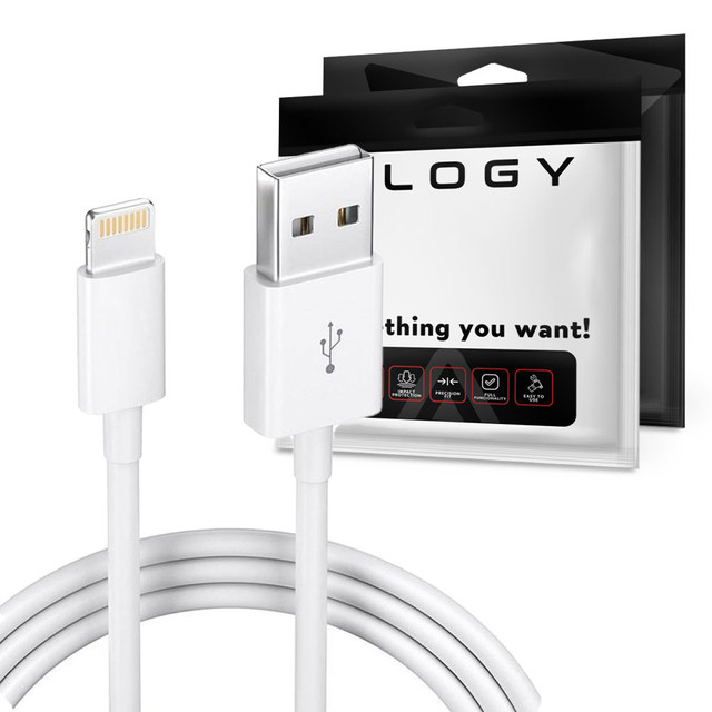 Kabel x2 sada 100cm Alogy USB to Lightning kabel Bílý