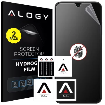 2x „MATTE“ Folie für Samsung Galaxy A05s Hydrogel Alogy HydroSkin Matte Pro™ Display für „FINGERPRINT FREE“ Hülle