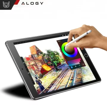 Matte Tempered Glass for Apple iPad 10.2 Gen. 7/8/9 Alogy Matte Paper-Like Screen Protector with Mounting Frame