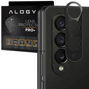 Alogy Lens Protector PRO metal camera protector for Samsung Galaxy Z Fold 3 black