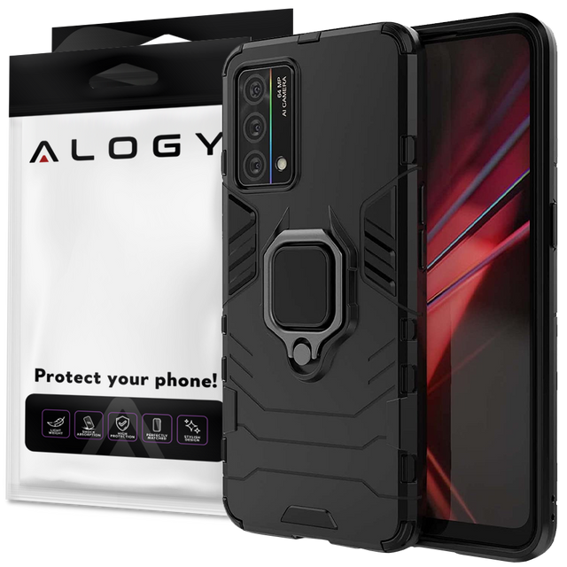 Ochranné pouzdro Alogy Stand Ring Armor pro Realme GT Master Edition Black