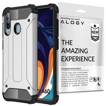Etui Alogy Hard Armor do Samsung Galaxy A60/M40 srebrne