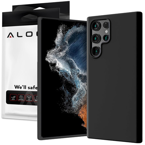 Alogy Thin Soft Case for Samsung Galaxy S22 Ultra Black