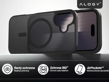 Alogy 3in1 Case Pack™ - Black MagSafe Hybrid Case with 2 Tempered Glass Screen Protectors for Apple iPhone 17
