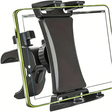 Tablet phone holder 4.7"-12.9" for a bar, tripod, handlebar for a trainer, stationary bike, treadmill, headrest stand Alogy black