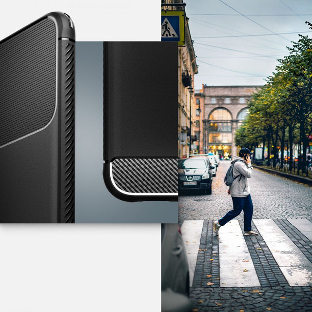 Pouzdro pro Samsung Galaxy S22 pouzdro Spigen Rugged Armor Matte Black Glass