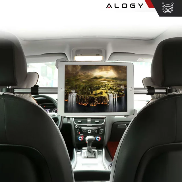 Držák do auta na opěrku hlavy Alogy pro tablety od 7 do 10,5 palců