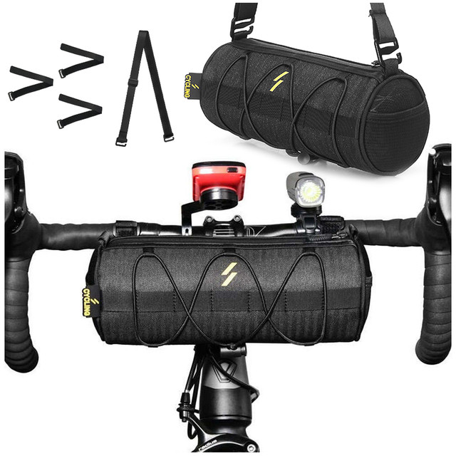 Alogy Bike Bag Wheel Bar Bicycle Pannier Waterproof Bike Pouch 2.5L Black