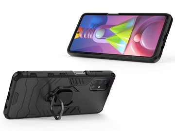 Alogy Stand Ring Armor case for Samsung Galaxy M51 black