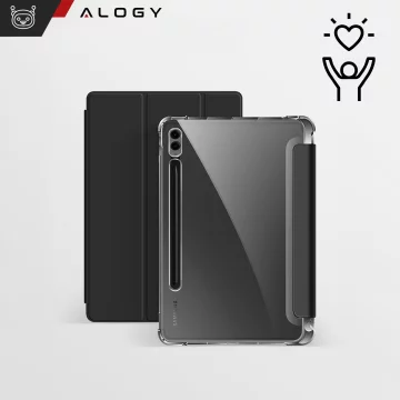 Ochranný kryt pro Samsung Galaxy Tab S9 FE 12.4" Alogy Book Cover Case, pouzdro na tablet, černé