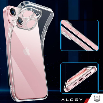 Case for iPhone 15 Housing Case Silicone Transparent Camera Protection Lens Cover Alogy Slim