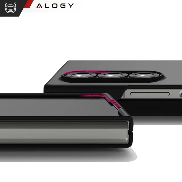 Case for Samsung Galaxy Z Fold 6 Case Thin Phone Case Alogy Protective Matte Black