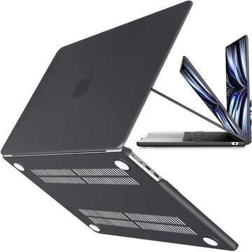 Case for Macbook Air 15 M2 2023 A2941 Case Housing Cover Matte Alogy Hard Cover Black