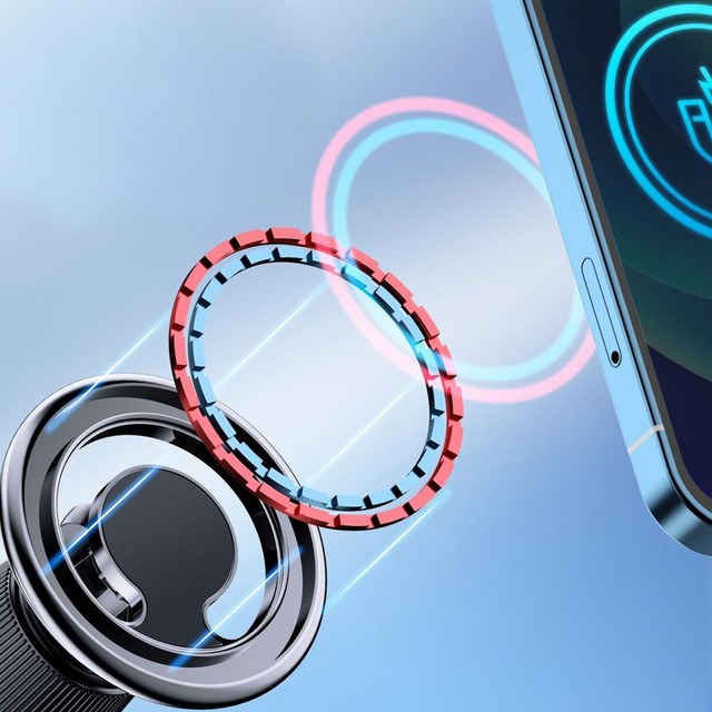 Alogy magnetic car holder for MagSafe for iPhone 14 13 12 grille black