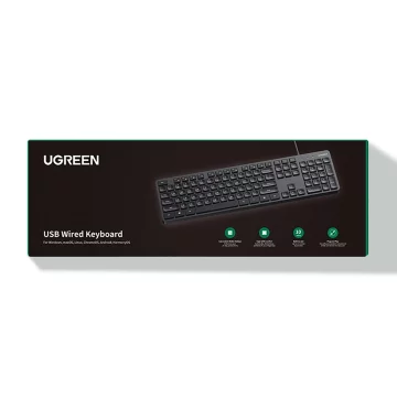 Ugreen KU004 90875 Wired Keyboard 1.5 m for Windows / MacOS - Black