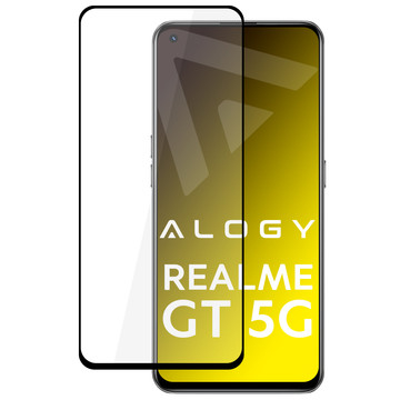 Alogy Full Glue Gehäusefreundliches Glas für Realme GT 5G Black