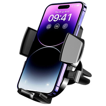Alogy 2-in-1 car phone holder for the windshield for the dashboard grille Black