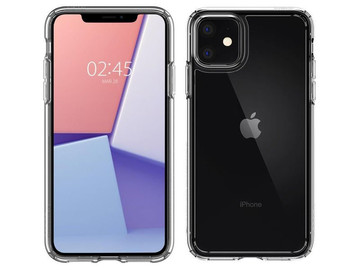 Spigen Ultra Hybrid case for Apple iPhone 11 Crystal Clear alogy glass