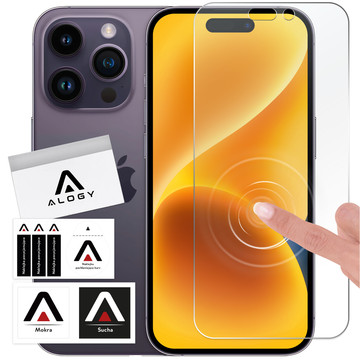 Hybridní sklo pro displej Apple iPhone 14 Pro Alogy Flexi Glass 9H Case Friendly flat screen