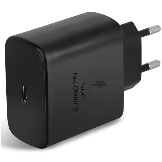 Wall Charger 3.6A 25W Fast Power Delivery PD USB-C Type-C Single Black