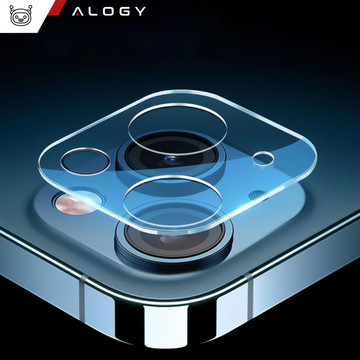 2x Camera lens glass for iPhone 15 / 15 Plus Alogy lens clear transparent