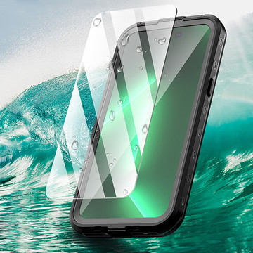 Alogy Waterproof Case IP68 Case with Clear Back 360 Armor Case for MagSafe for Apple iPhone 14 Pro