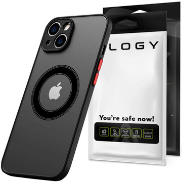 Apple iPhone 13 Mini Case Alogy Hybrid Mag Case for MagSafe with Camera Protection Matte Black Qi Charger