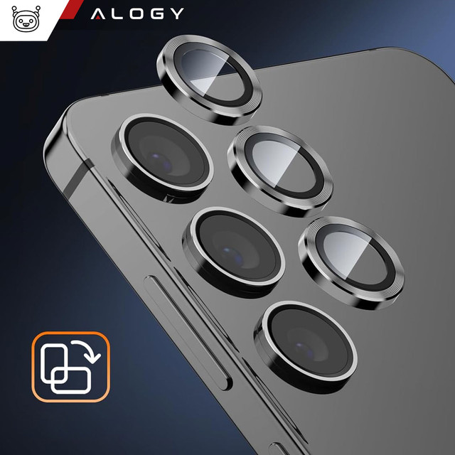 Sklo pro Samsung Galaxy S24 Překryvná čočka fotoaparátu Čočky fotoaparátu Alogy Lens Protector PRO ochranný kryt