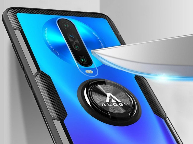 Alogy Ring Holder Clear Armor Case pro Xiaomi Redmi K30 / Poco X2 Black Alogy Glass