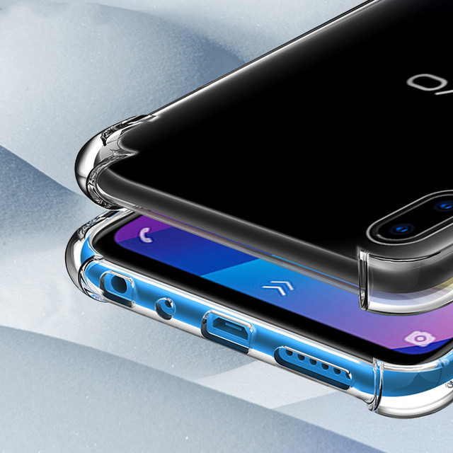 ShockProof Alogy Silicone Armor Case for Vivo Y93 Transparent