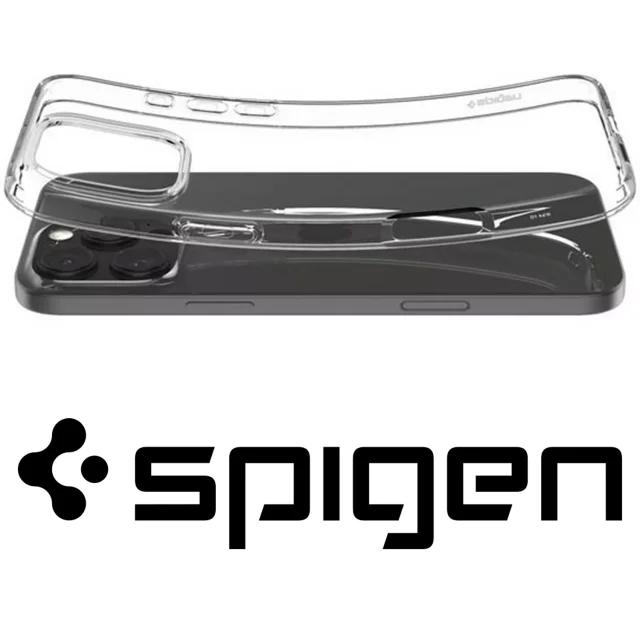 Hülle für iPhone 16 Pro Spigen Liquid Crystal Schutzhülle für das Crystal Clear-Telefon