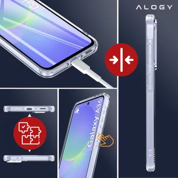 Apple iPhone 16 Pro Max Case Alogy Anti-Shock Hybrid Case for MagSafe Clear