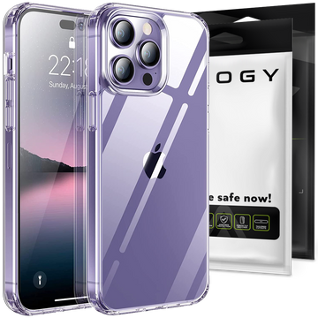 Protective case Alogy Hybrid Case for Apple iPhone 14 Pro Clear Glass