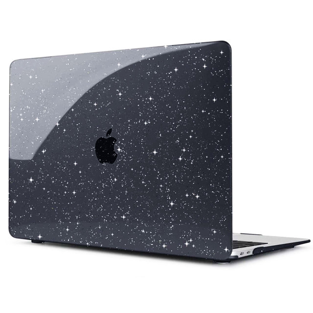 Etui pouzdro Alogy Hard Case pro Apple MacBook Air 13 M1 2020 Glitter Black