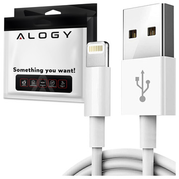 100cm Alogy kabel USB to Lightning White kabel